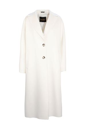 Maxi cappotto oversize in pura lana bianco CINZIA ROCCA | AJ0180164F512